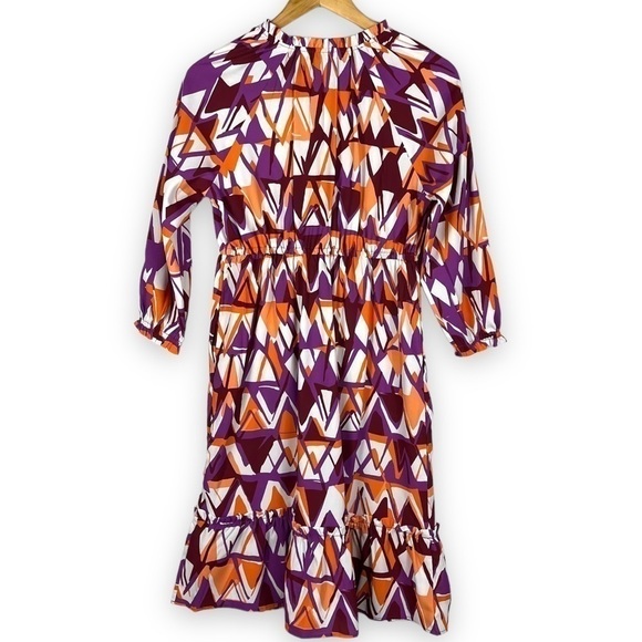 4 for $40 SALE! Wayward Fancies by eShakti Abstract Dress, Maroon Multi, Size 6 - Picture 13 of 13